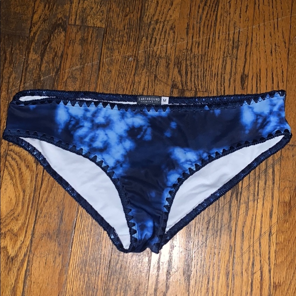 Tie dye swim bottoms